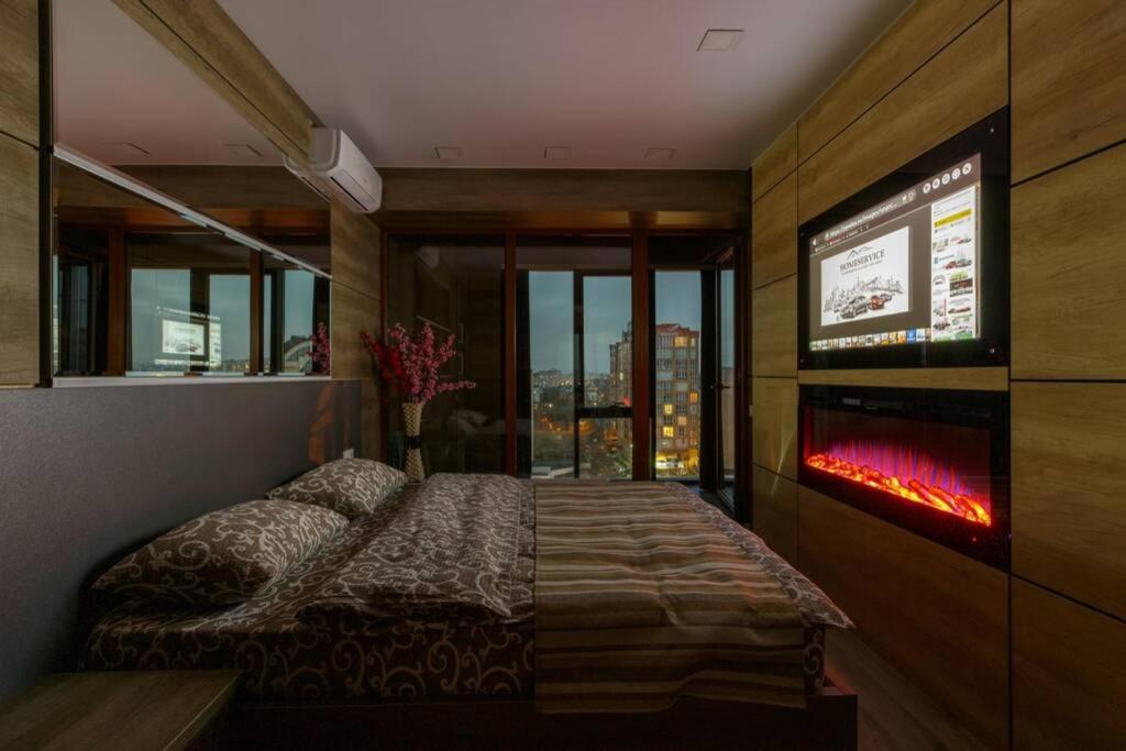 City Center. Panoramic Windows. Fireplace. Кишинів Екстер'єр фото